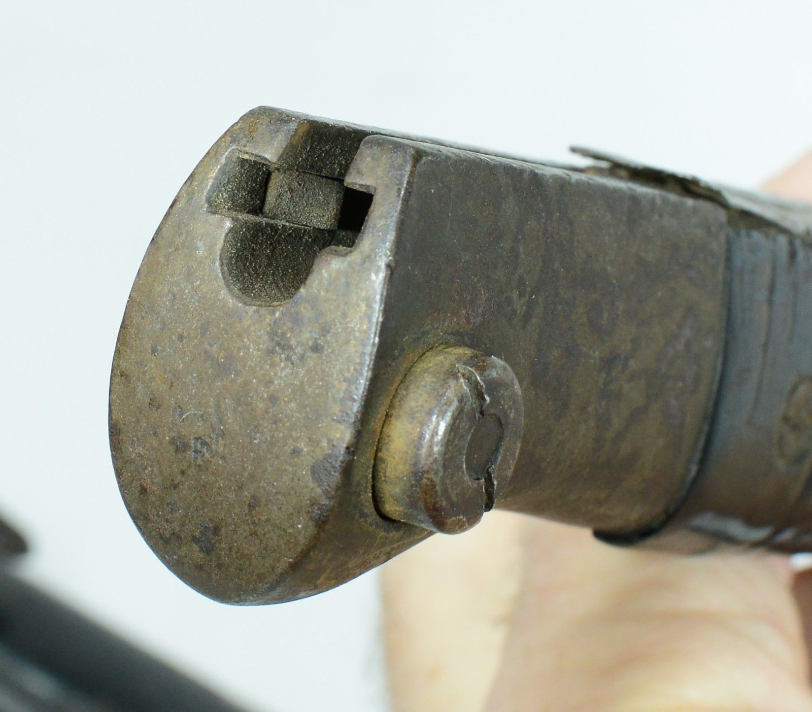 WWII 1942 German cul Ernst Pack K98 Rifle M1884/98 3rd Pattern Bayonet, Scabbard