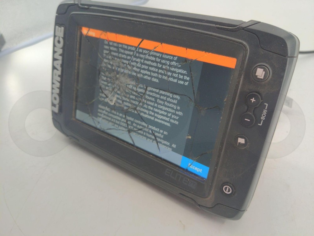 LOWRANCE ELITE 7 Ti CHARTPLOTTER BOAT SONAR SCREEN DISPLAY FISHFINDER HEAD UNIT