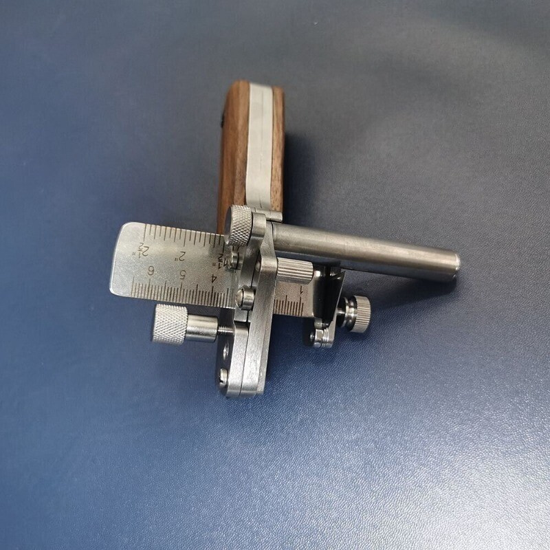 Manual Leather Strip Cutter Roller Type 10-60MM Adjustable Leathercraft Cutting