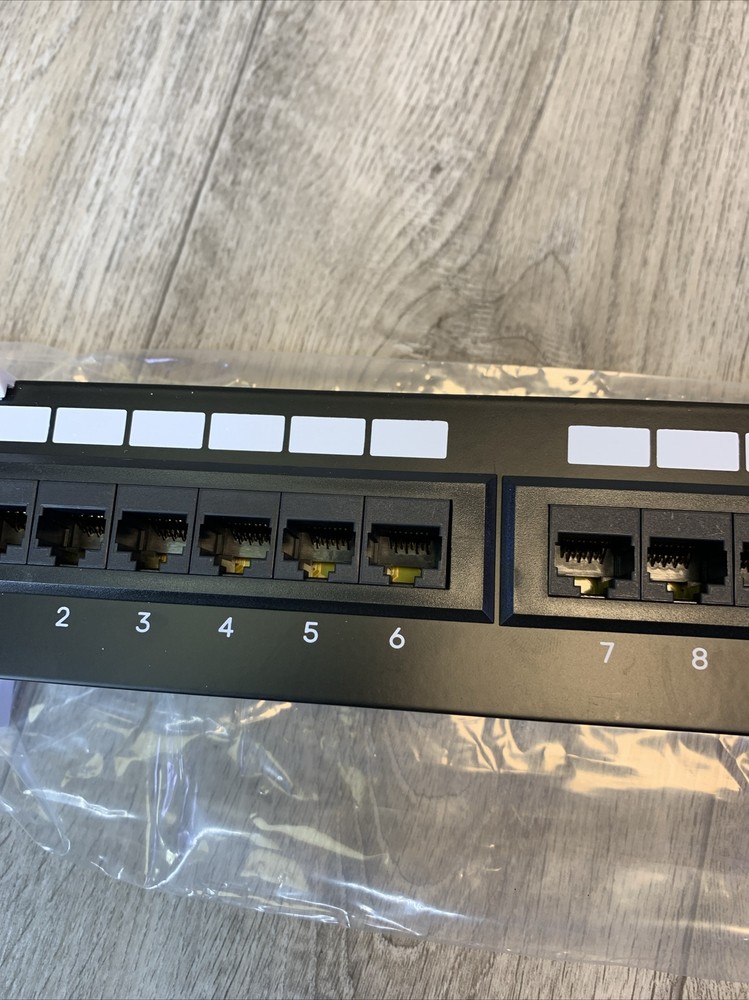 Rapink Patch Panel 12 Port Cat6 10G Support