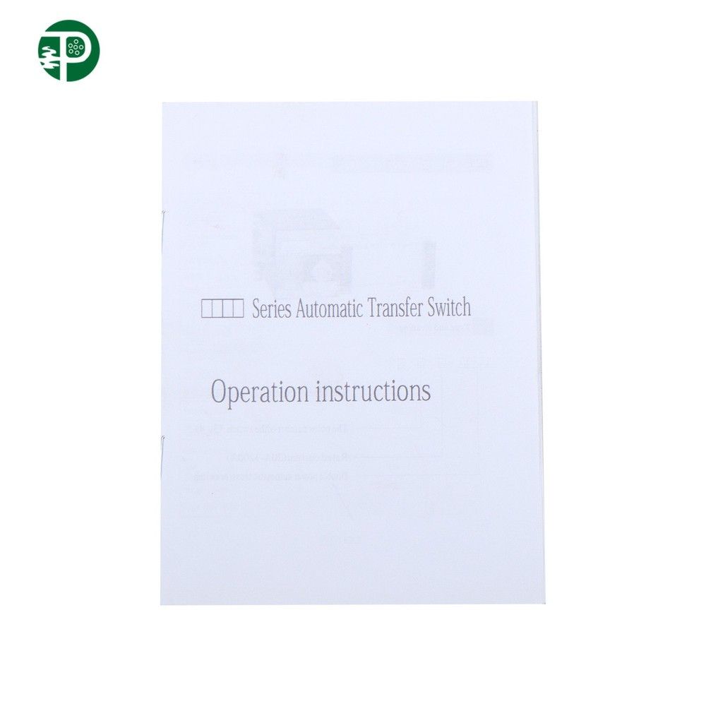 1Pack Industrial Automatic Transfer Switch 400A 4P 110/220V Grid To AC Generator