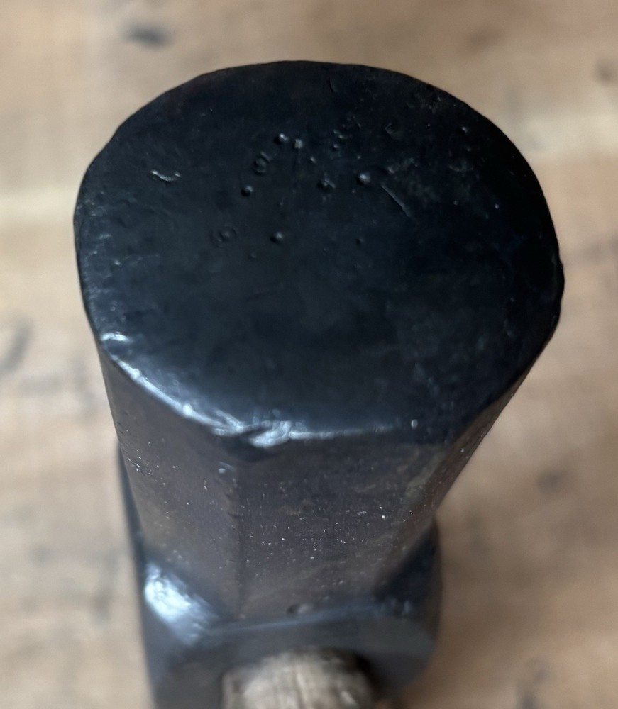 Unique Convex Octagonal Double Faced Blacksmith's Hammer 3 lb EXCELLENT!