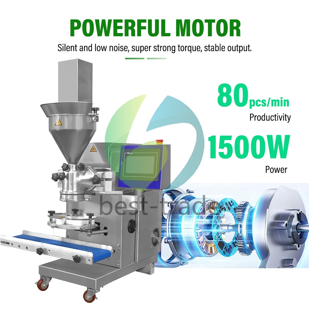 Automatic Encrusting Machine Meat Balls Dough Ball Kubba Making Machine Kitchen