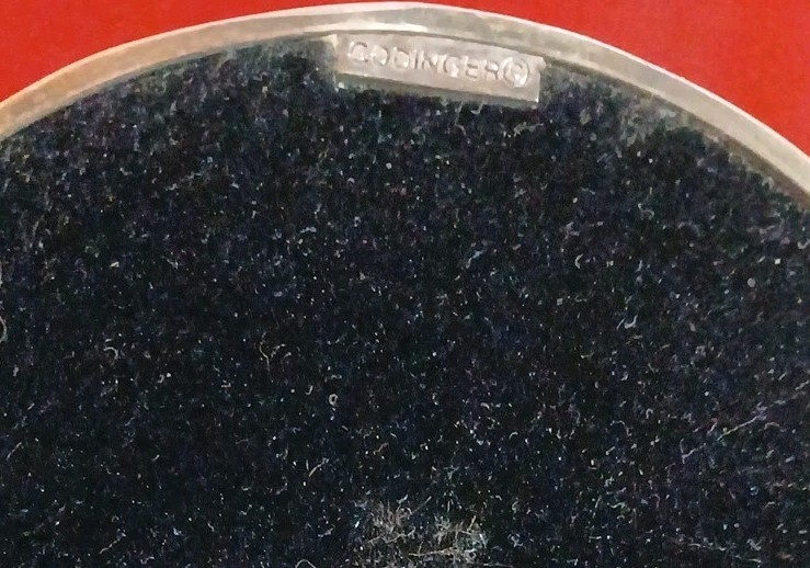 Vintage Godinger Silver Plated 8.5/8" Candlestick Baroque Grape Motif