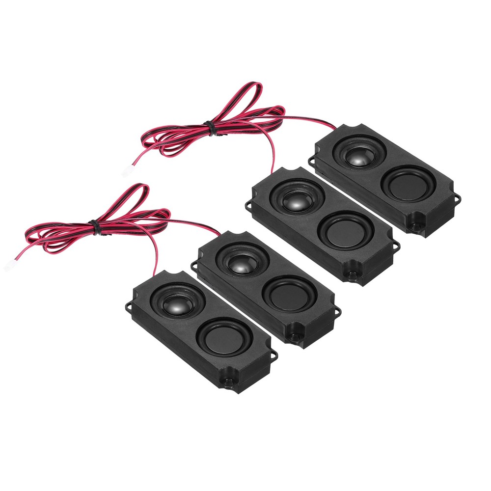 2 Pcs 5 Watt 8 Ohm Double Mini Speaker with Terminal Wire