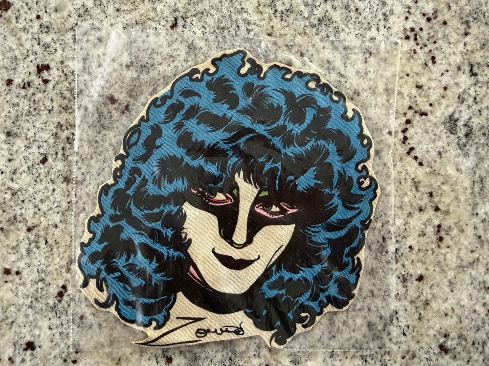KISS 1980 SEALED ERIC CARR LARGE IRON ON PATCH MEXICO AUCOIN VINTAGE VERY RARE