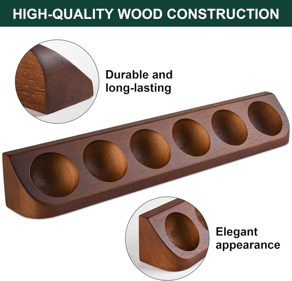 2-Pack Golf Ball Display Case Wall Mount - 12 Standard Brown