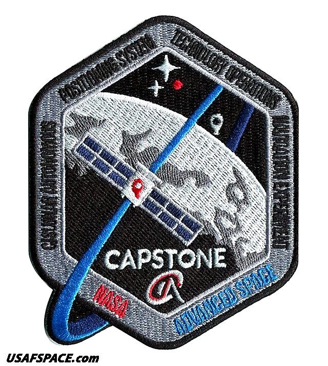 CAPSTONE-CubeSat-NASA LUNAR Gateway-ORIGINAL A-B Emblem SPACE Mission PATCH