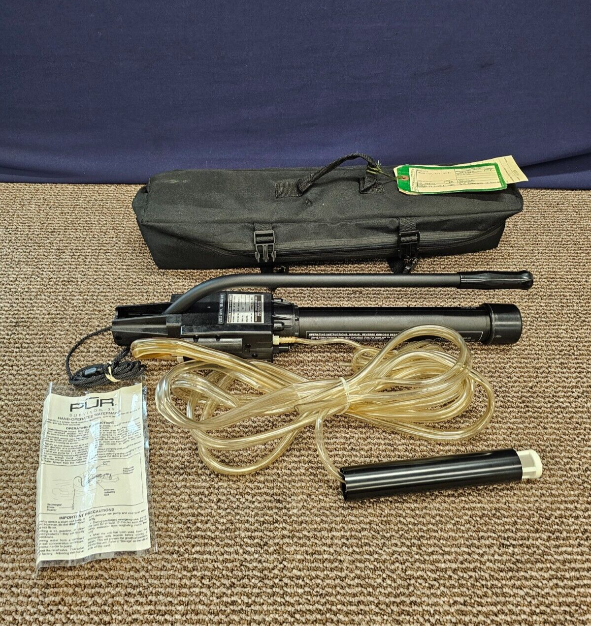 Katadyn Recovery Pur Survivor 35 Watermaker Reverse Osmosis Desalinator