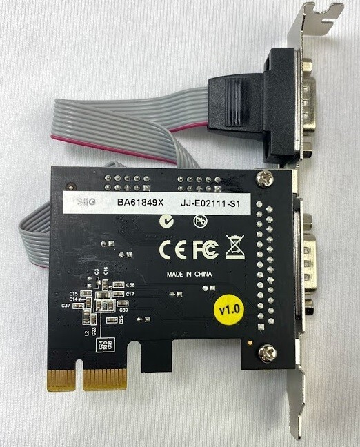 SIIG JJ-E02111-S1 Serial PCIe Card