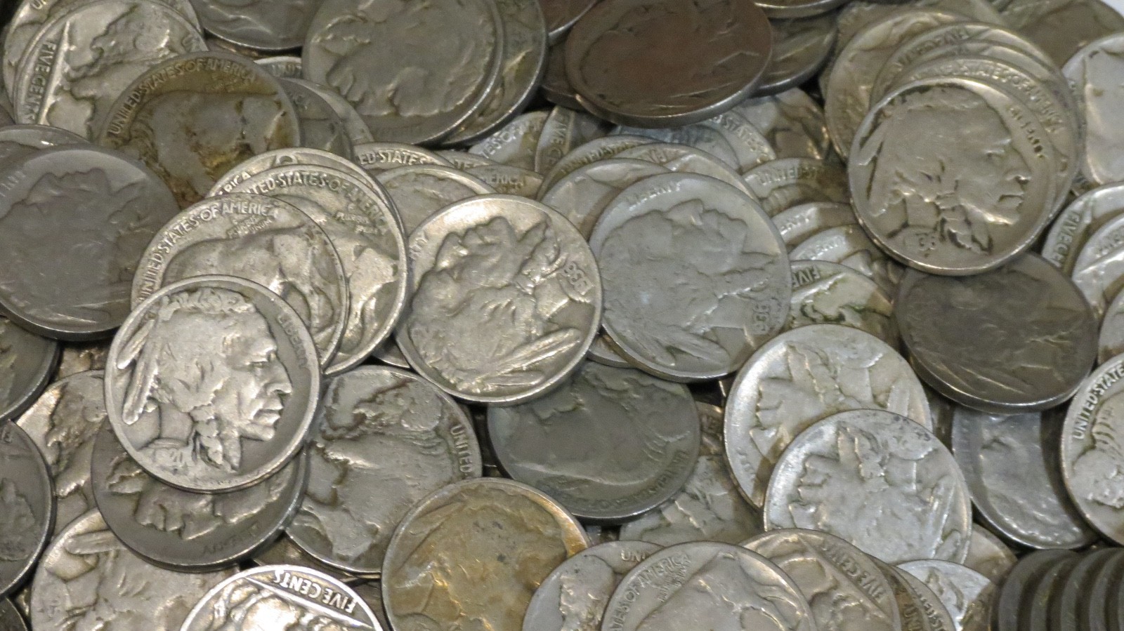 500 Buffalo Nickels Bulk Lot P Mint Only Part Date to Strong Part Date 5c Coins