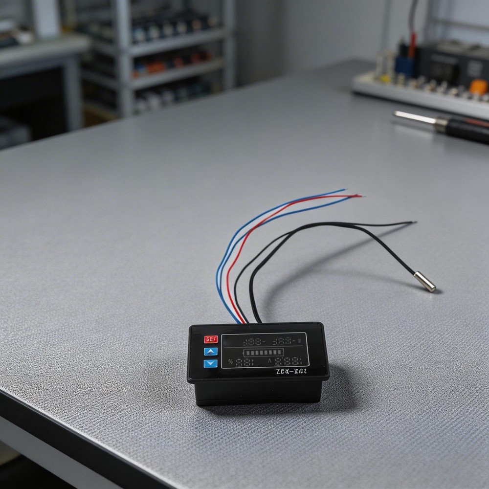 DC9V to 100V Digital Temperature Control Voltage Electricity Meter with Display