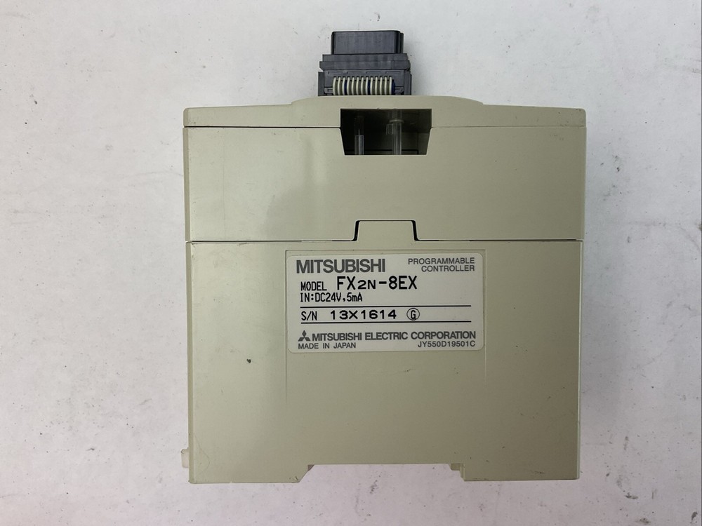 MITSUBISHI FX2N-8EX PROGRAMMABLE CONTROLLER IN 24VDC .5mA