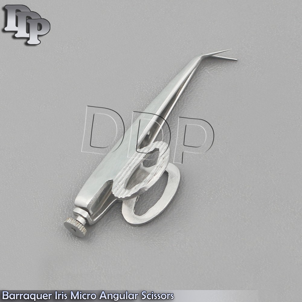 O R GRADE BARRAQUER IRIS MICRO SURGERY OPHTHALMIC ANGULAR SCISSORS 3.5"