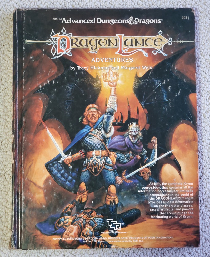 1987 TSR Advanced Dungeons & Dragons Dragonlance Adventures