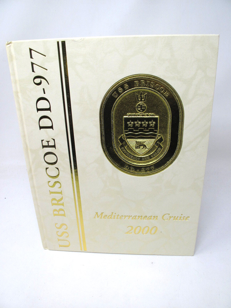 USS BRISCOE DD-977 2000 MEDITERRANEAN DEPLOYMENT CRUISE BOOK