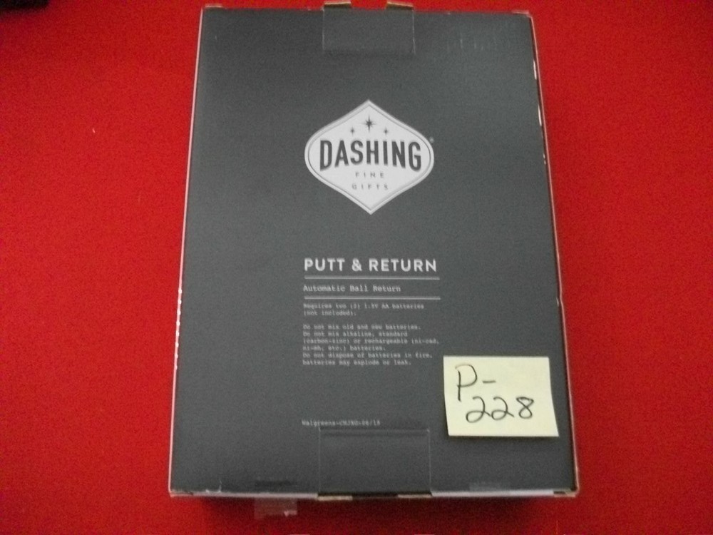 DASHING PUTT & RETURN AUTOMATIC BALL RETURN-TUNE UP YOUR PUTTING SKILL + BONUS