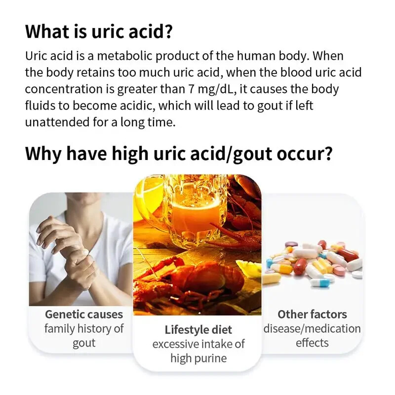 URIT-10 Uric Acid Meter Uric Tester 25pcs Test Strips 25 Second Fast Result cdd