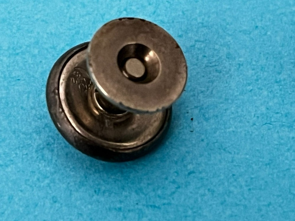 WWII WW2 US Navy Naval Hat Buttons Pair