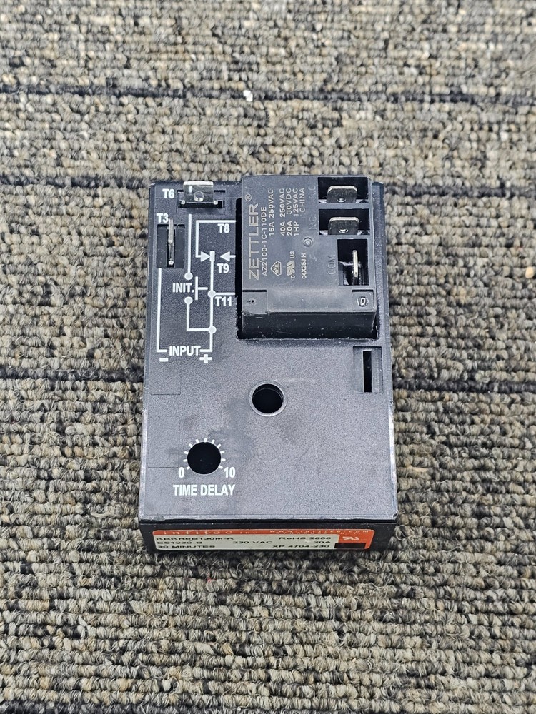Infitec KBKR6B130M-R: Electronic Timer 230VAC 20A 30 Min Delay Module Black