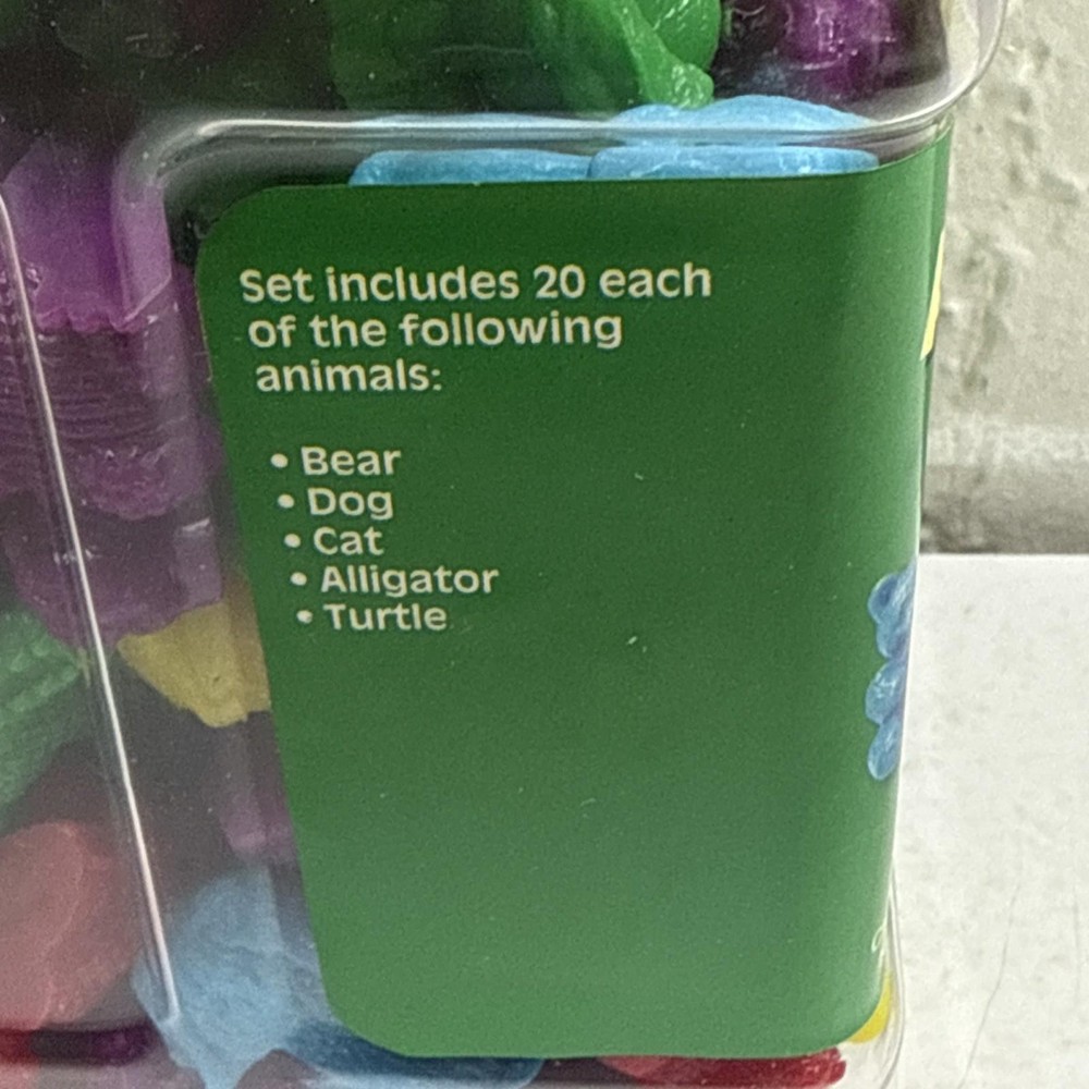 EU867470 - Animal Counters, by Eureka - 100-Piece Learning Set - For Ages 3+