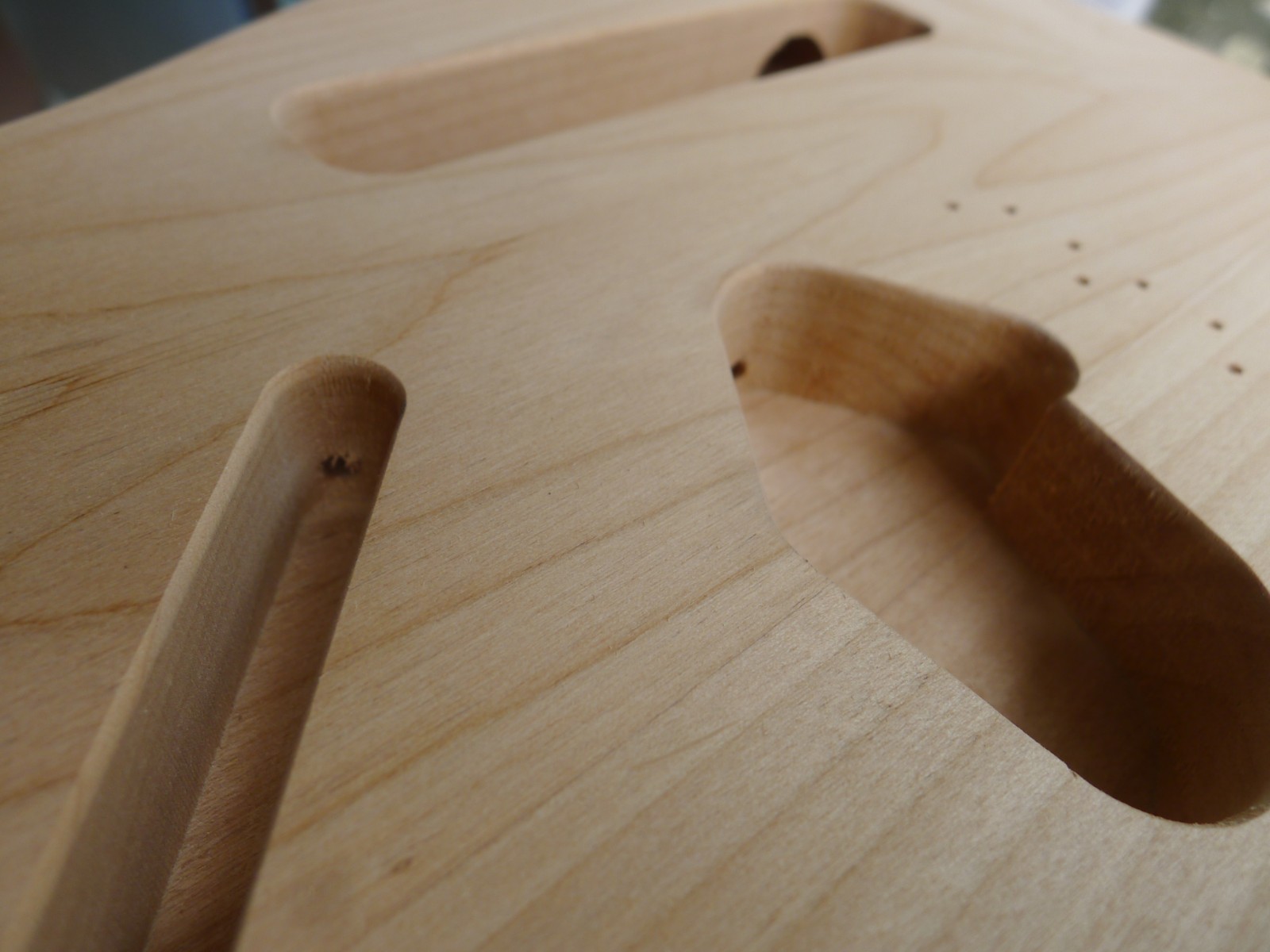 Tele Vintage Style Guitar Body 2 pcs Centre Joined Alder Unfinish ≦ 4.6Lbs