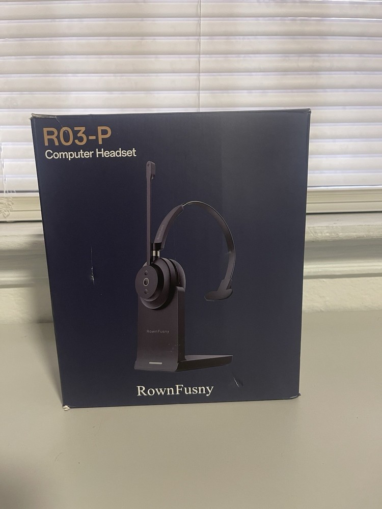 RownFusny R02-P Wireless Computer Headset with Mic – USB, Bluetooth