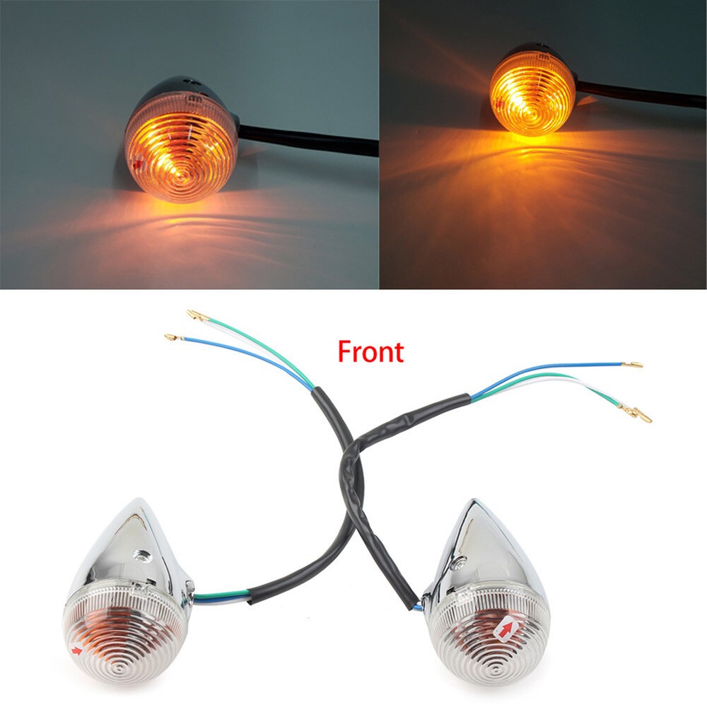 For Yamaha XV1900 2006-2013 Clear Front Turn Signal Light