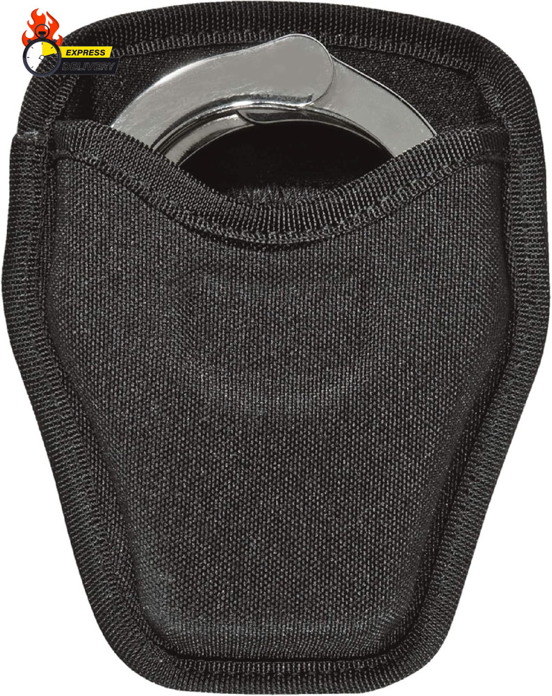 Accumold 8034 Open Top Cuff Case, Fits Standard Handcuffs - Black