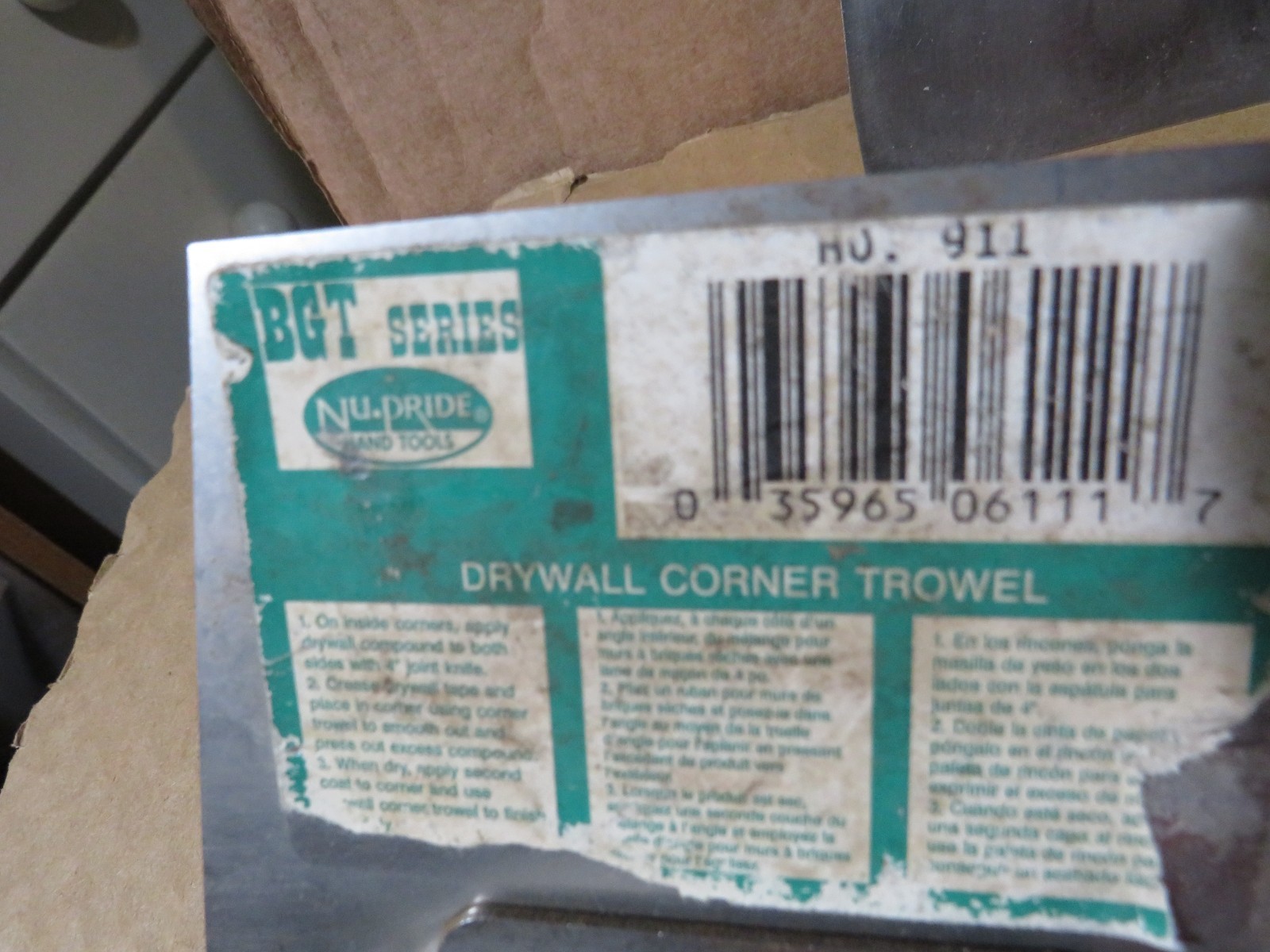 Lot of 4 Sheet Rock Drywall Tools- Corner Tools*