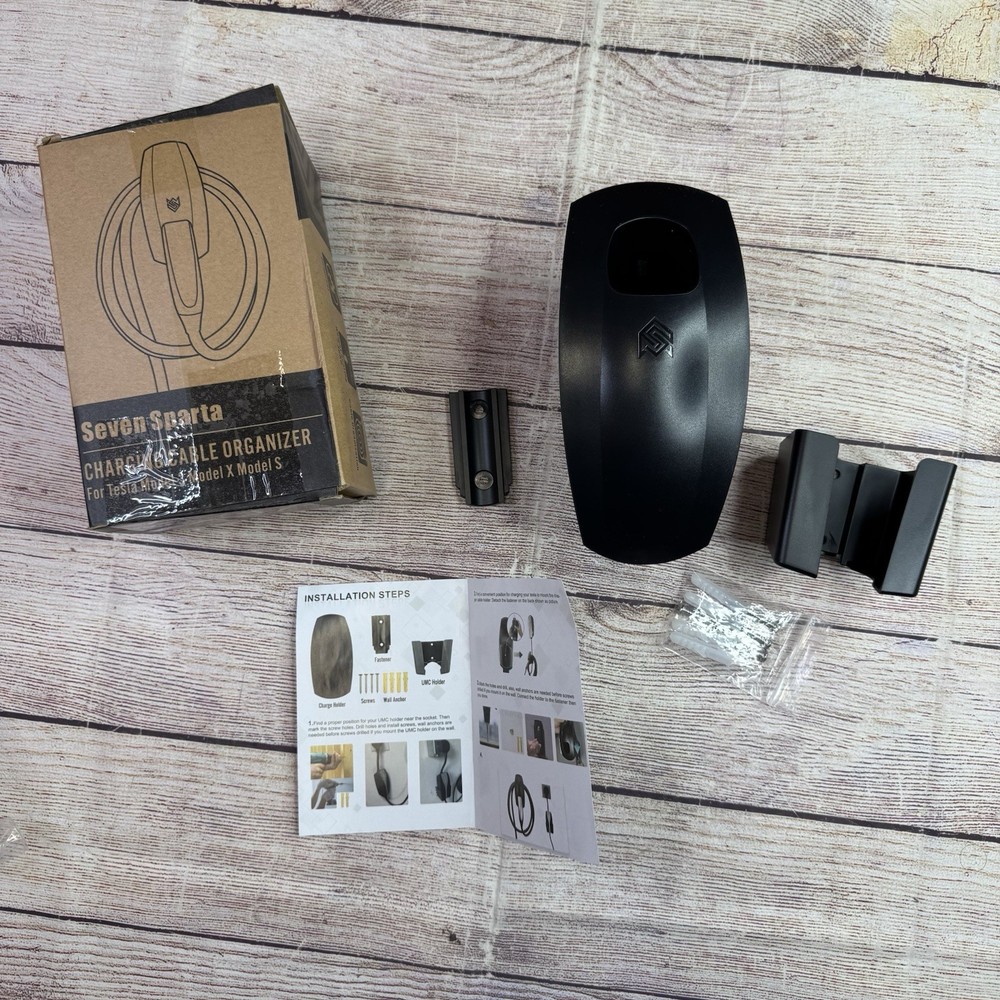 Charging Cable Holder with Chassis Bracket Compatible with Tesla Model 3 Model Y