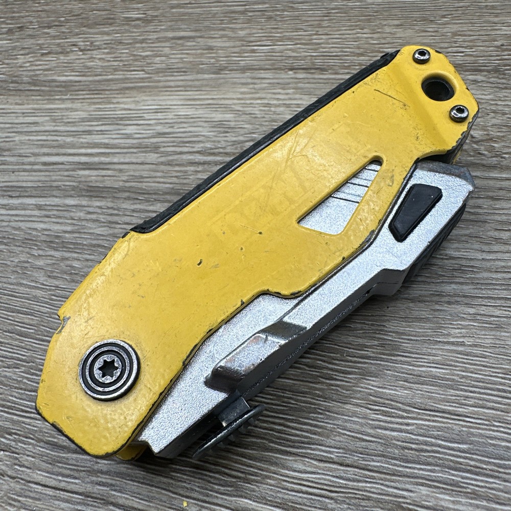 🌟DeWalt Folding Pocket Utility Knife Retractable Razor Blade Box Cutter, NICE!