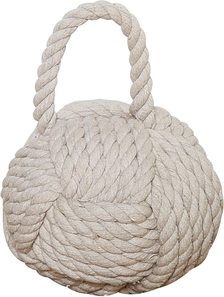 Creative Co-Op Nautical Rope Knot Door Stop