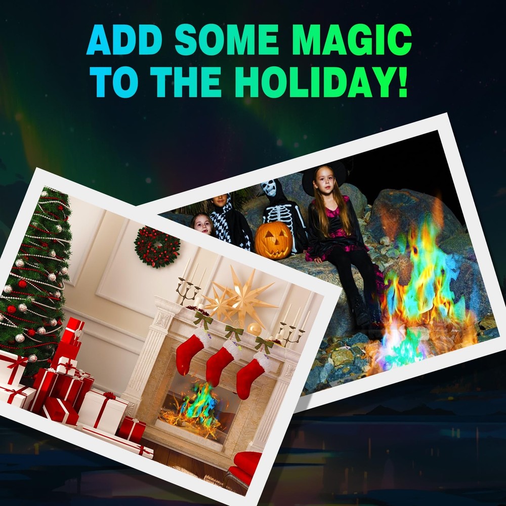 Fire Color Changing Packets Pit - Last Longer 5 Pack, Magical - 0.8 Oz