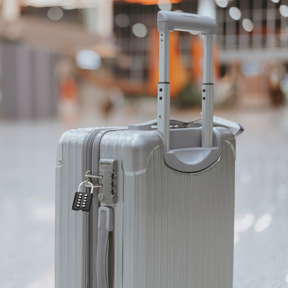 2Pcs Push Button Combination Padlock 10-Digit 5-Position Lock Black