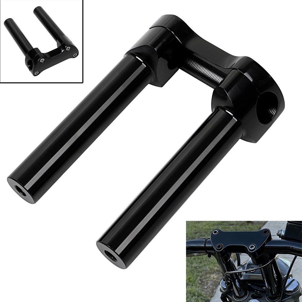 5.5" Handlebar Riser Top Clamp For Harley Road King Glide Fat Boy Softail 1" Bar