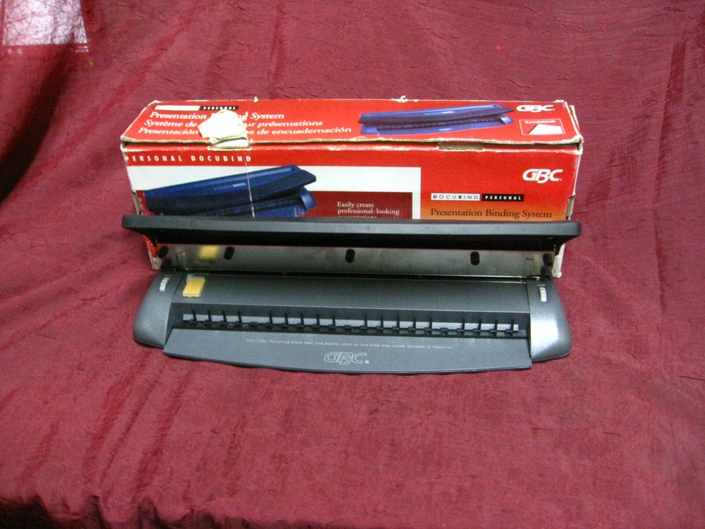 GBC DocuBind Personal Binding System Hole Punch binder manual binding machine
