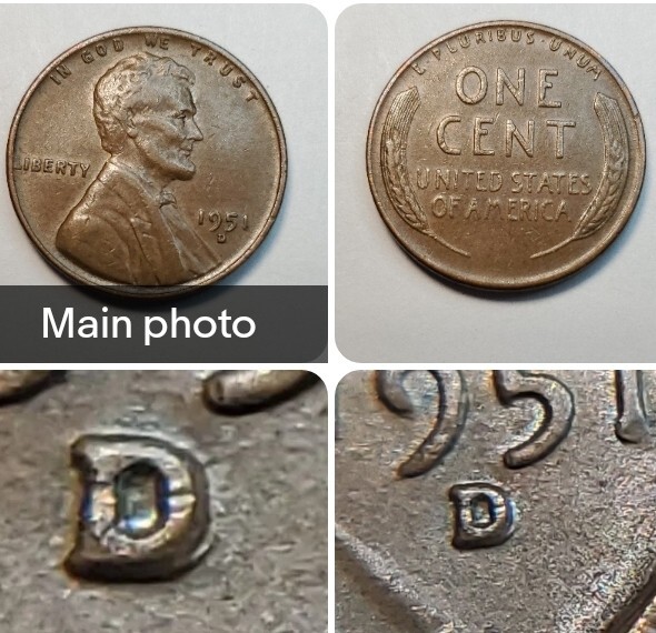1951 D/D WRPM - O29 Lincoln wheat cent #21