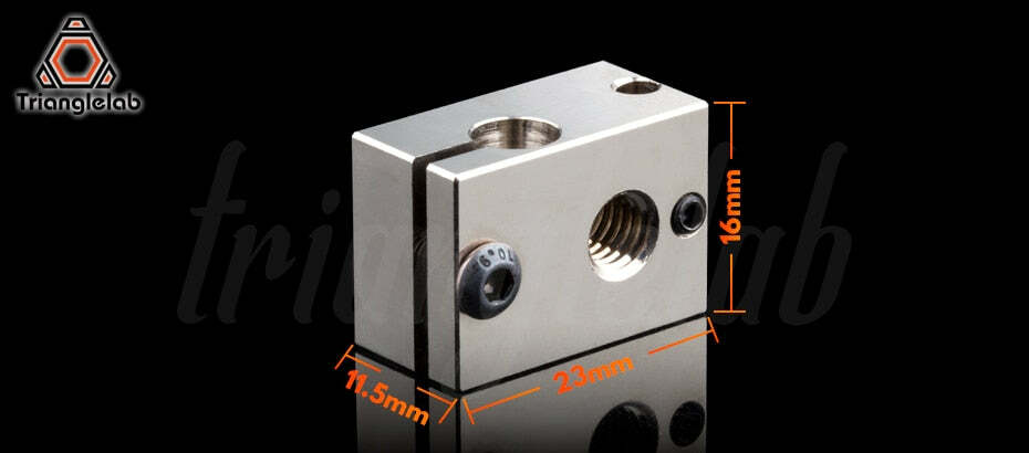 V6 Plated Copper / Titanium Alloy Hotend Kit