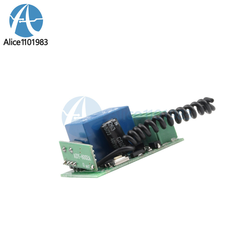 1 Channel 12V Wireless Relay RF 433Mhz Remote Control Switch Receiver Module