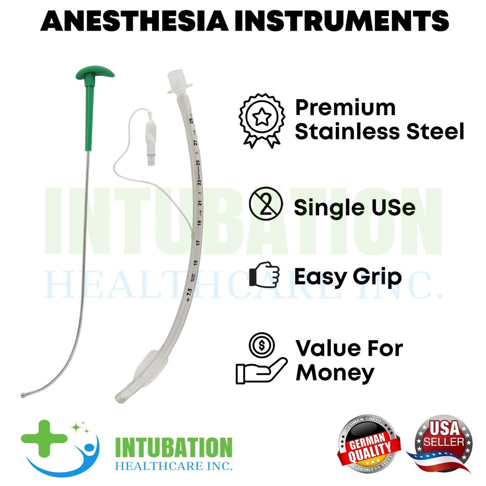 Single Use Sterile Intubation Stylet Rigid Stylets Anesthesia Instruments 25 Pcs