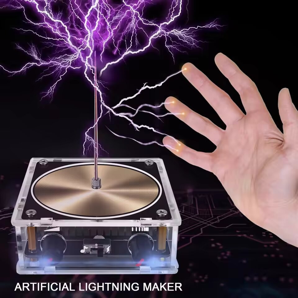 Mini Tesla Coil Musical Tesla Coil Built-In Bluetooth For Artificial Lightning