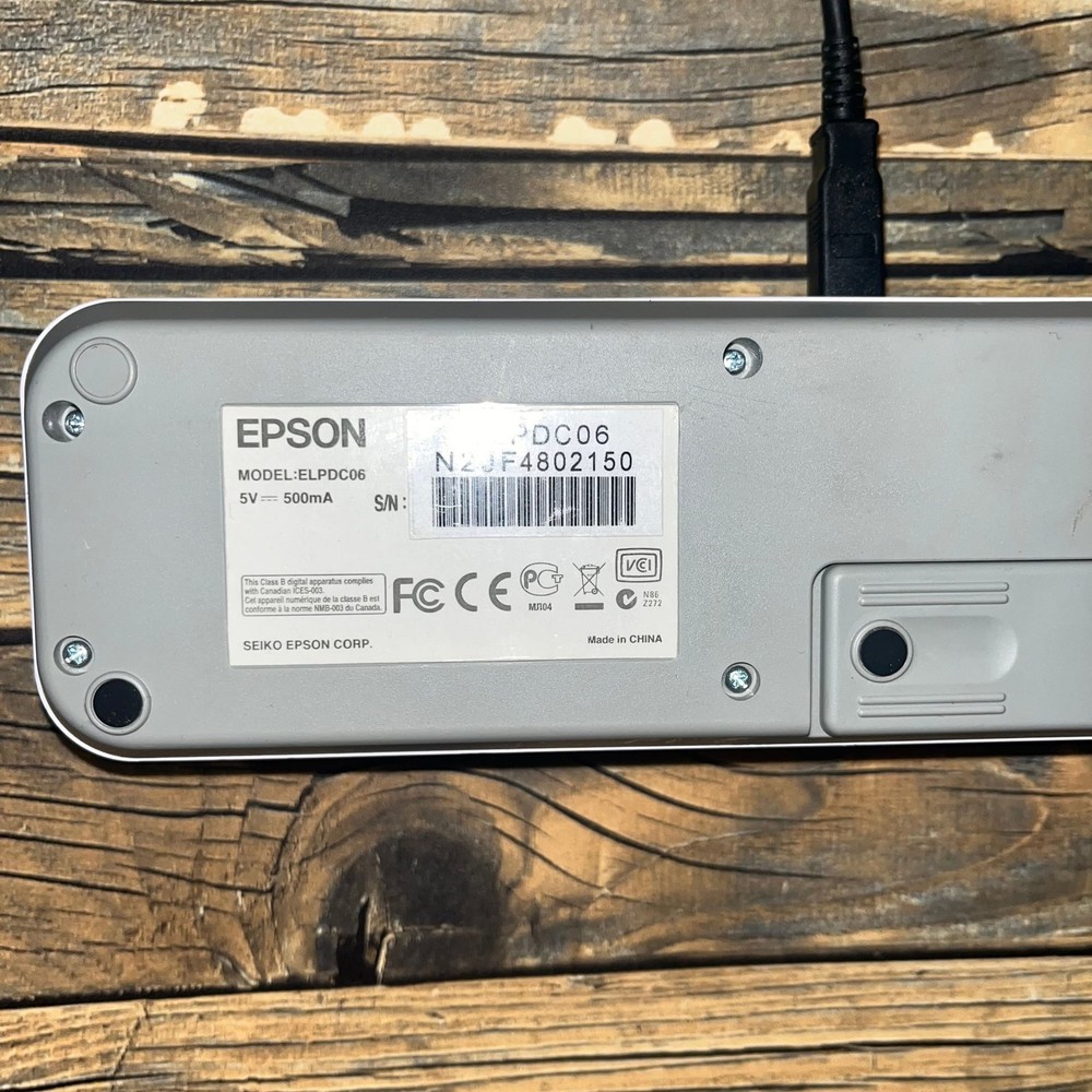 Epson Document Camera ELPDC06 Unit Only Pre Owned