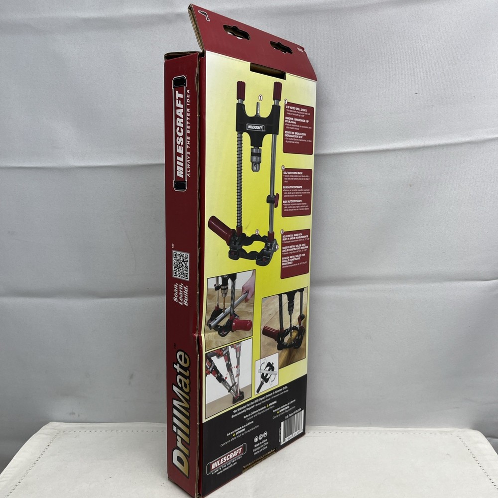 Milescraft 1318 DrillMate Portable Drill Guide - Drill Guide Attachment - New