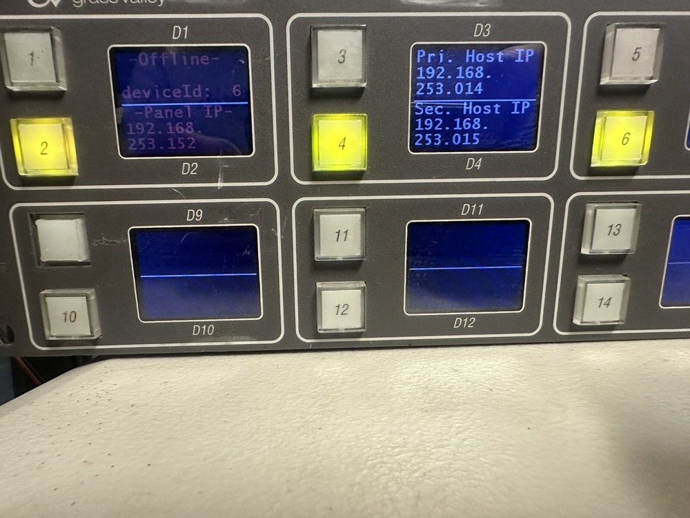 Grass Valley/Jupiter LD16 X-Y Control Panel