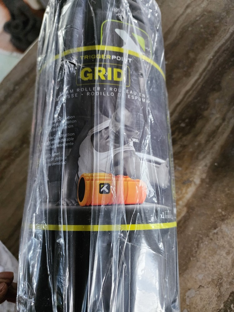 grid foam roller black