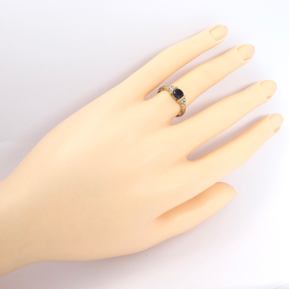 Solid Platinum 18k Gold Natural Blue Sapphire Diamond Engagement Ring Setting