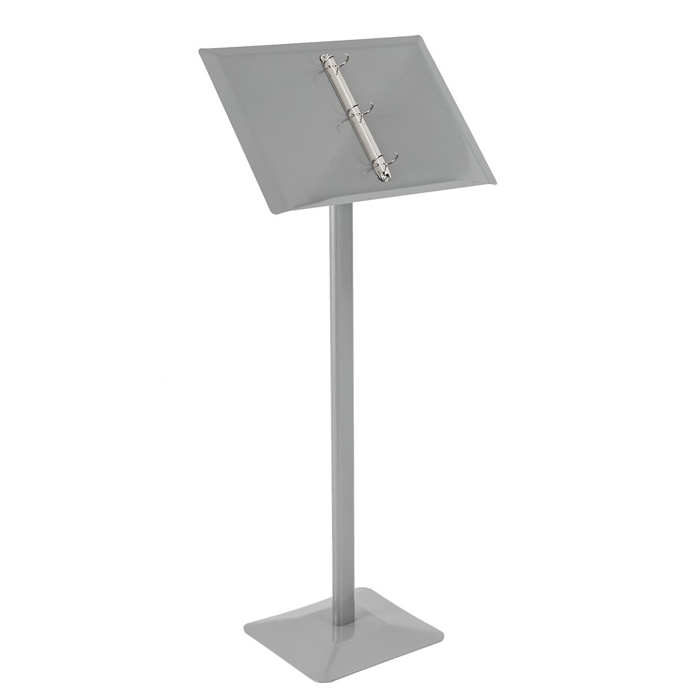 Standing Page Flip Menu Display Rack Ring Binder Stand Floor Standing Menu Stand