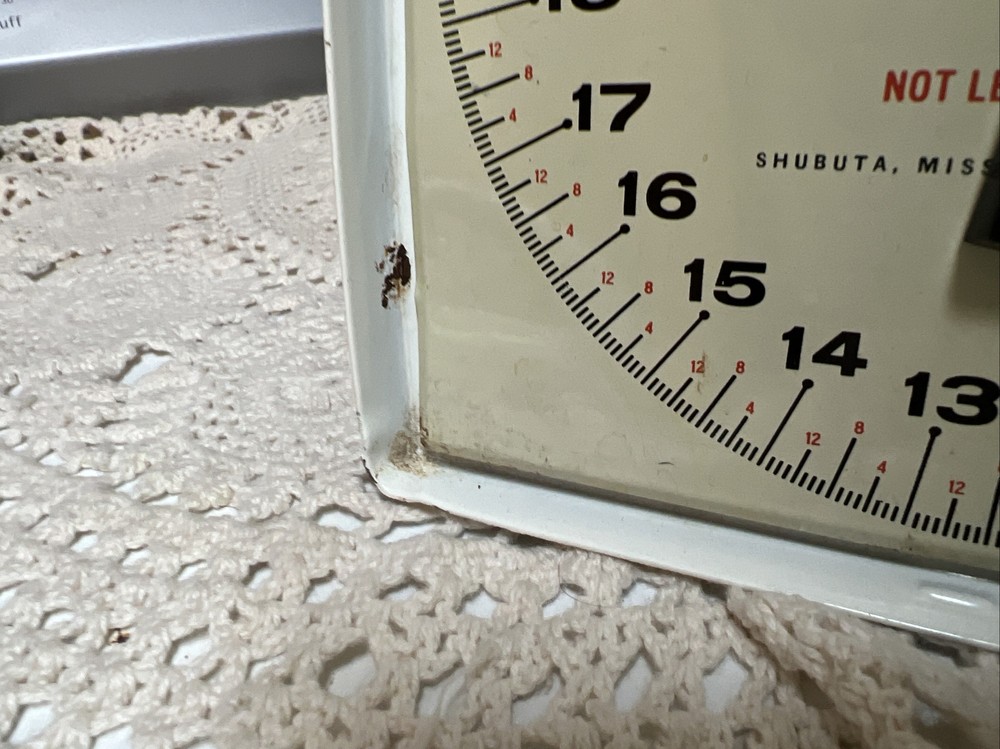 Vintage HANSON 25 lb. Platform Utility Scale White