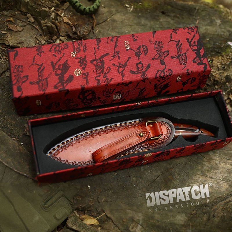 Damascus Steel Fixed Blade Knife Collectible Knives Fixed Blade Knife Full Tang